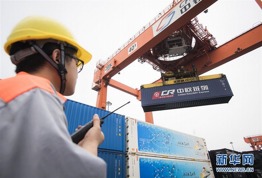 ハンブルク発の中歐班列が武漢市に到著　運行本數(shù)が1萬本に到達