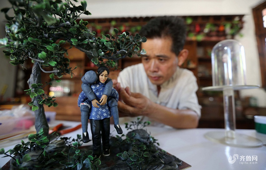 しんこ細(xì)工職人?左安勝さん　技術(shù)を継承しイノベーションも　山東省