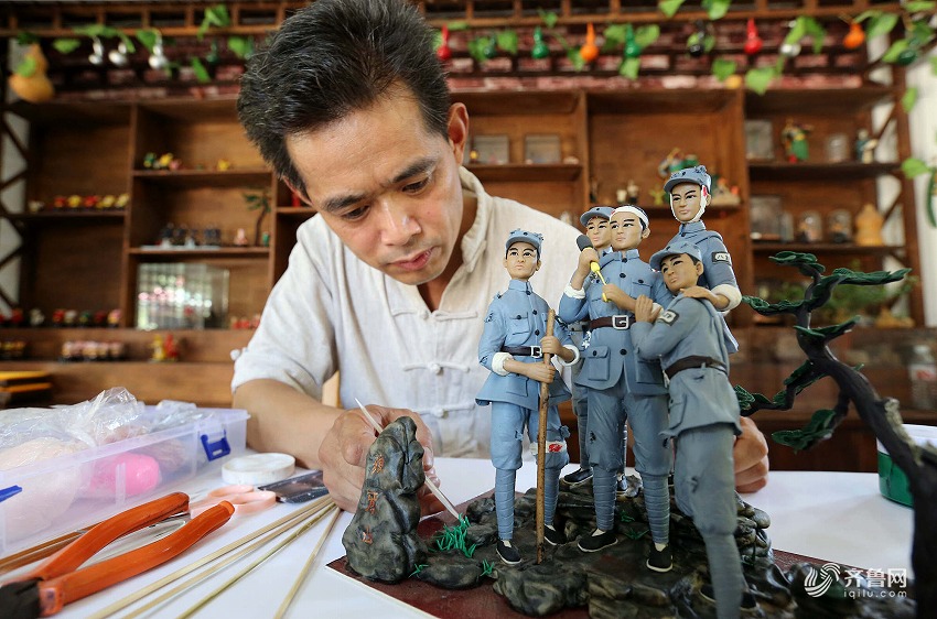 しんこ細工職人?左安勝さん　技術を継承しイノベーションも　山東省