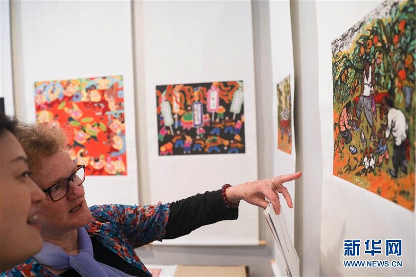 中國河北省の民間美術(shù)作品がベルギーで作品展