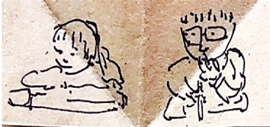 ある數(shù)學教師がテスト中の學生の様子描いたイラストが話題に