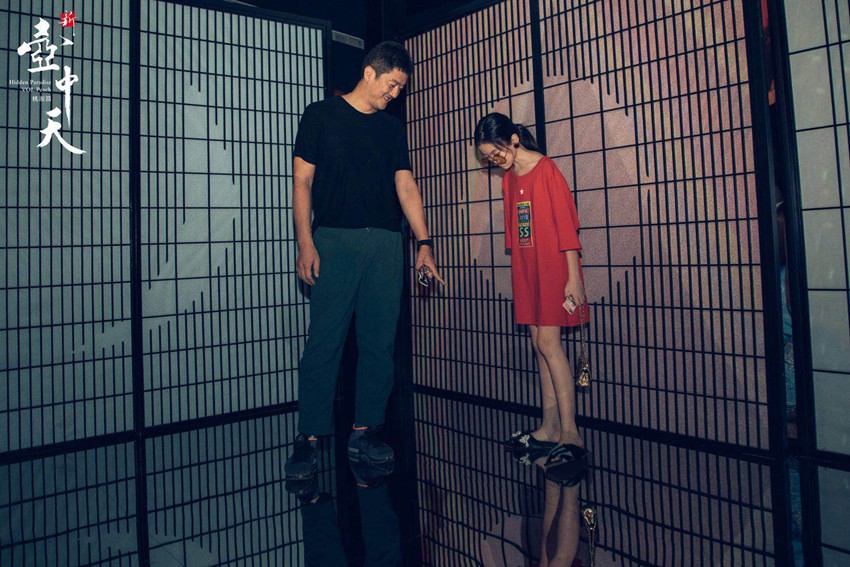 眼前に広がる桃源郷　北京で中日共同企畫の沒入型アート展「新壺中天」