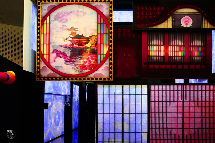 眼前に広がる桃源郷　北京で中日共同企畫(huà)の沒(méi)入型アート展「新壺中天」