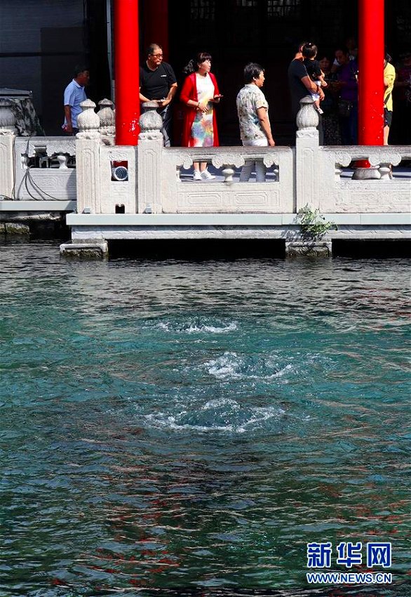 泉の水が復(fù)活して15周年迎えた山東省済南市