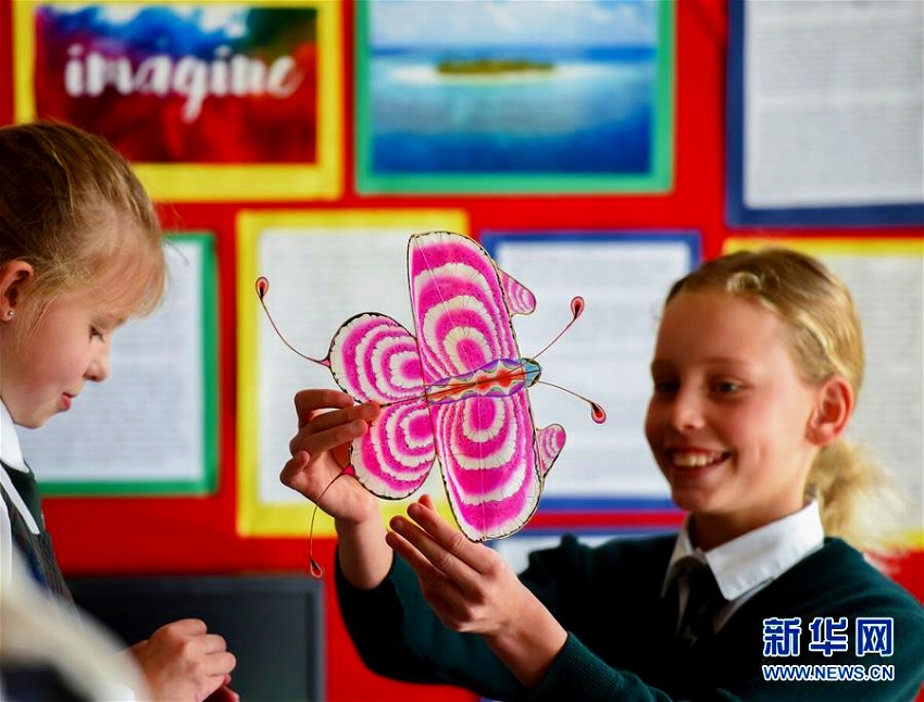 中國の凧、NZに飛ぶ