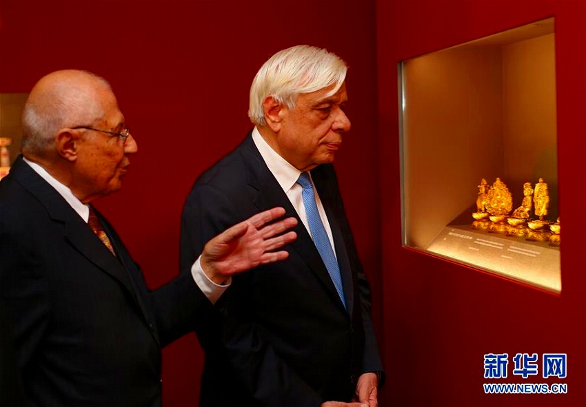 中國(guó)故宮文化財(cái)展がギリシャで開(kāi)幕