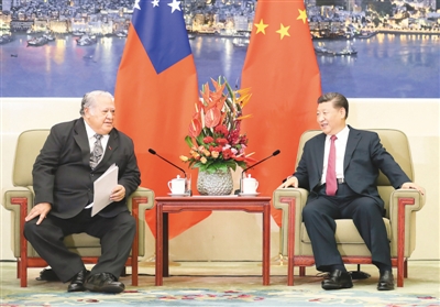 習(xí)近平主席がサマーダボス會(huì)議出席の4カ國首脳と會(huì)談