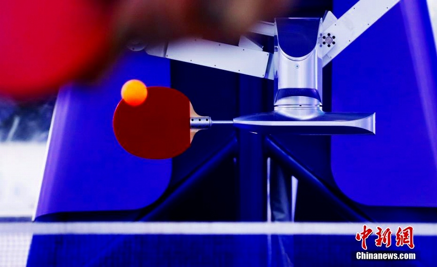 新型卓球ロボットお目見え　上海市で開催の世界人工知能大會(huì)2018