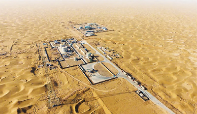 西北油田の油井の深さがアジア記録を更新して8450メートルに