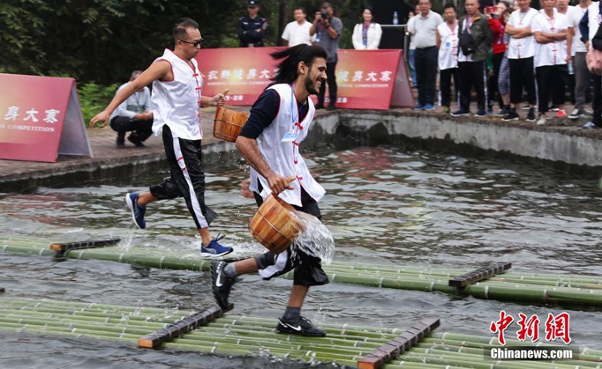 外國人選手が全國農(nóng)耕フィットネス大會に參加　江西省