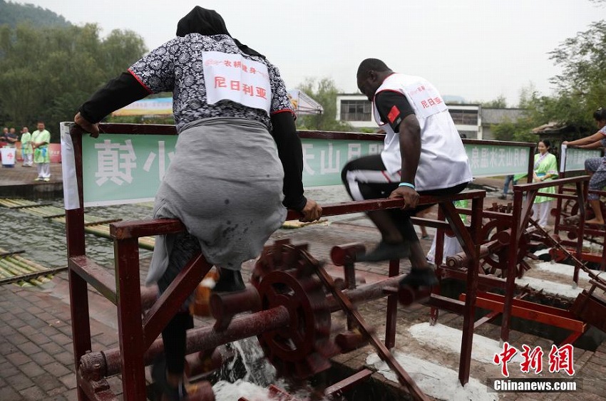 外國人選手が全國農(nóng)耕フィットネス大會に參加　江西省