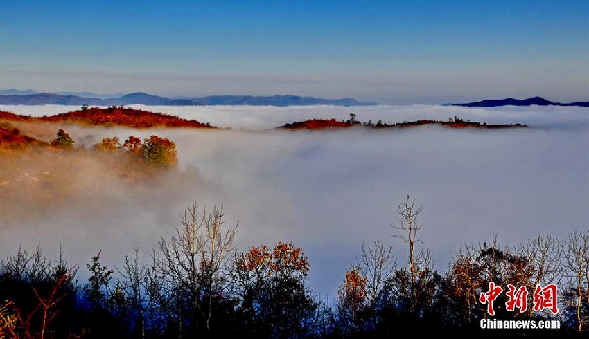 甘粛省の道教の聖地に雲(yún)?！』孟氲膜式~景広がる