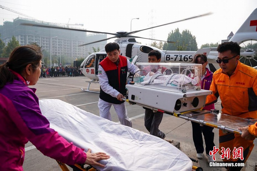 中國初の陸空一體化新生児搬送システムが北京で運用へ
