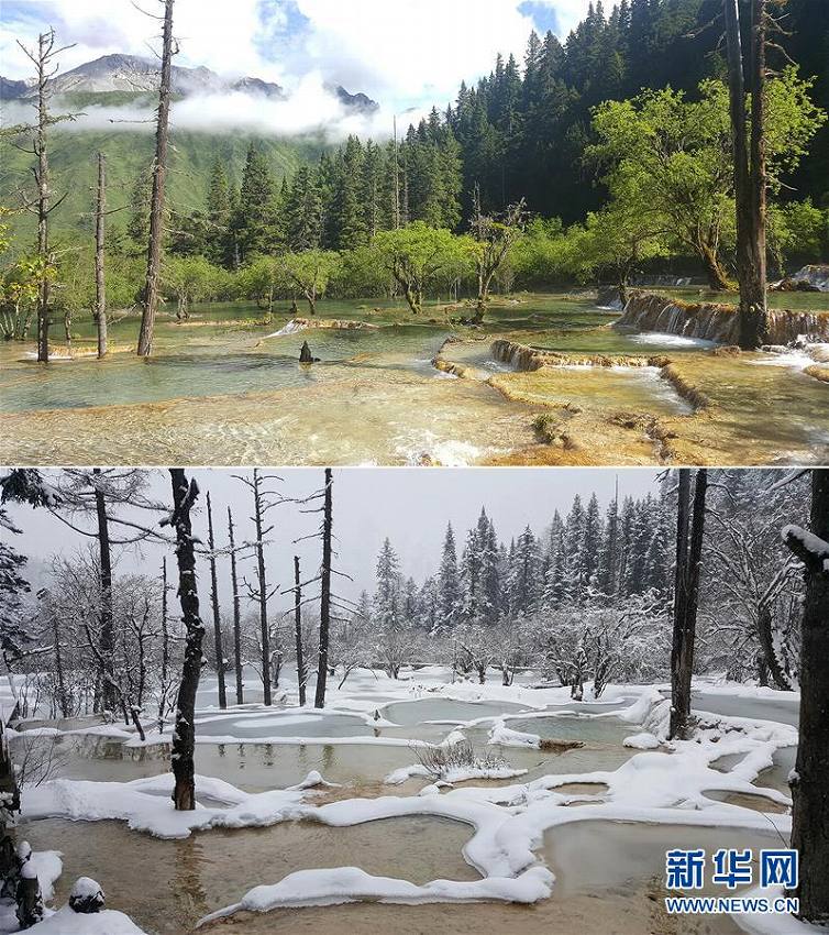 黃龍景勝地の清掃作業(yè)員が撮影した「日常の絶景」