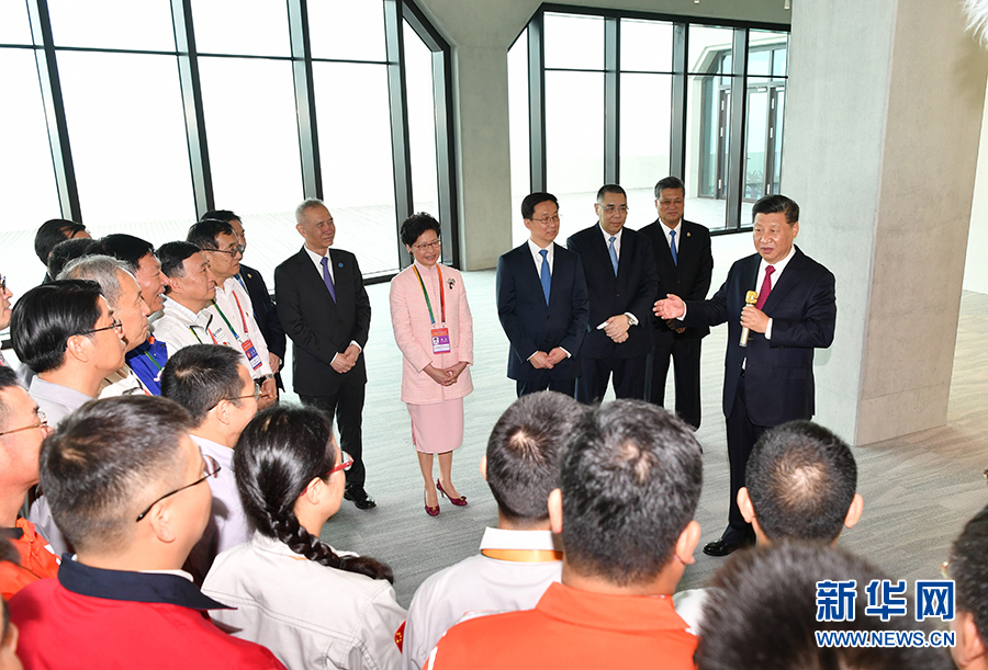 港珠澳大橋、習(xí)近平総書(shū)記が開(kāi)通式に出席