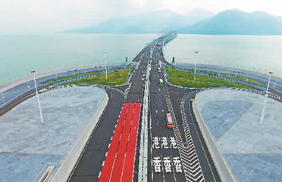 港珠澳大橋、開通初日の様子