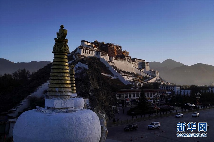 ポタラ宮の金頂群の補(bǔ)修工事が完了