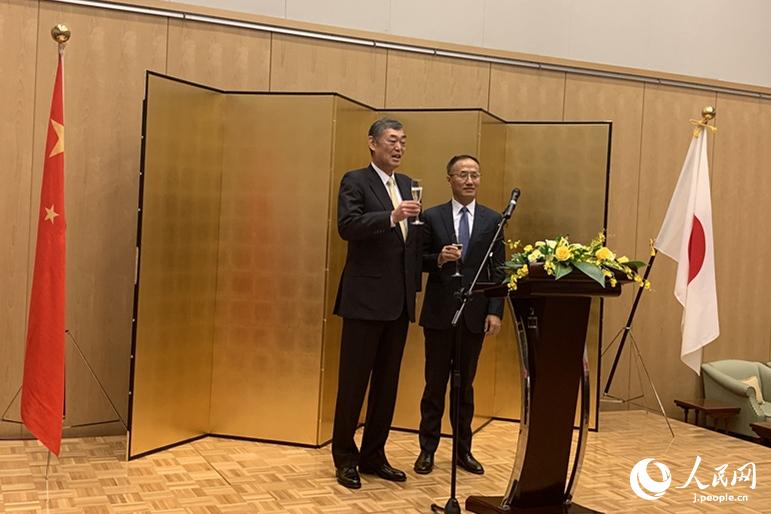 平成元號最後となる天皇誕生日祝賀レセプション　在中國日本大使館