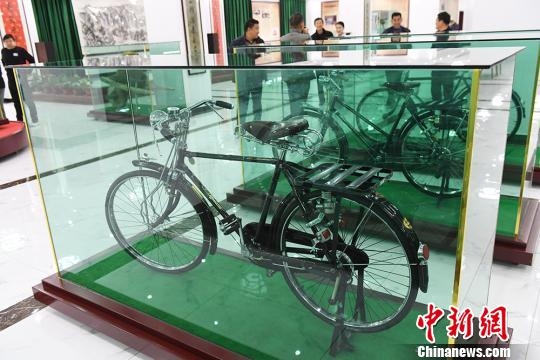 ビンテージ自転車を多數(shù)展示、蘭州自転車博物館　甘粛省