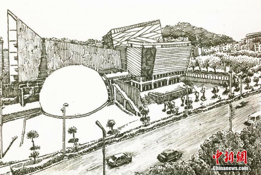 地質(zhì)大學の學生が描くサインペン畫「小錘君の物語」が話題に