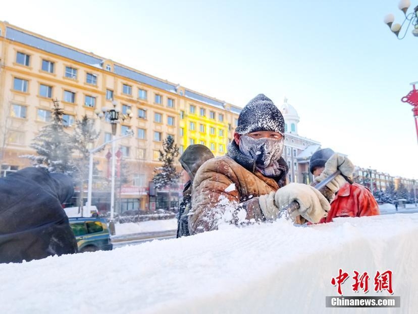 黒竜江省漠河市に非常に強力な寒波、史上初の赤色警報発令