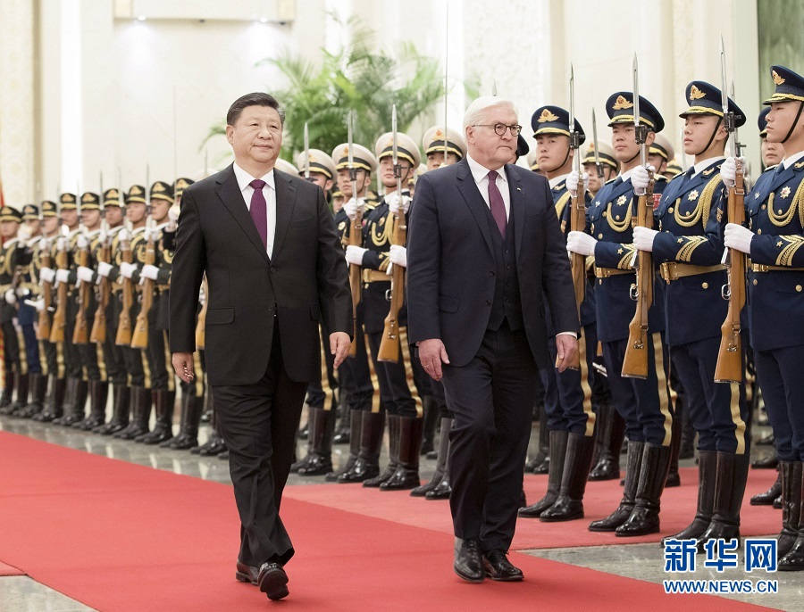 習近平主席がドイツ大統(tǒng)領(lǐng)と會談