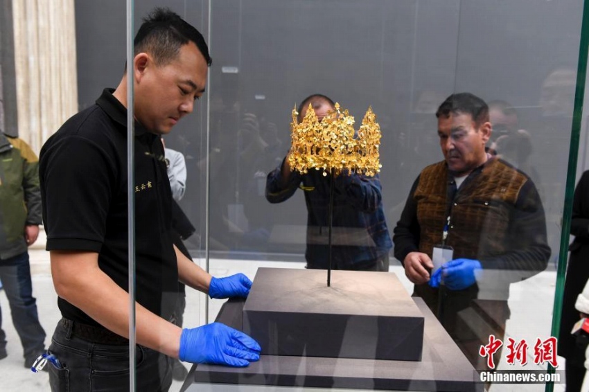 輝く豪華な黃金の冠、長沙で「アフガニスタン國寶展」　湖南省