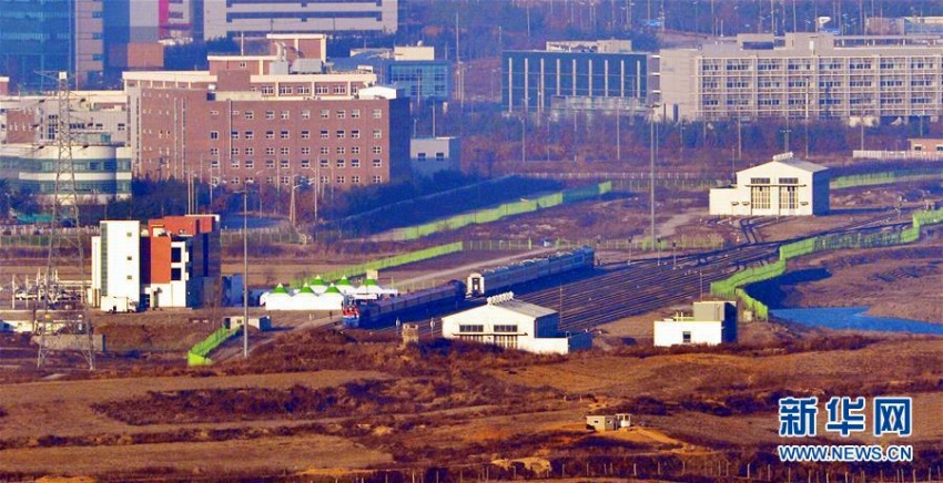 韓國と朝鮮が鉄道?道路を連結(jié)する事業(yè)の著工式