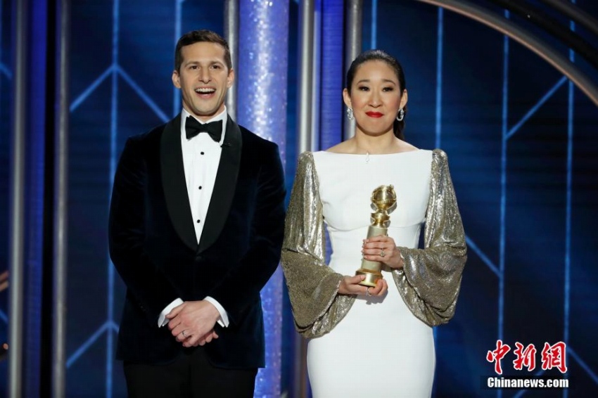 サンドラ?オー、アジア系女優(yōu)初のテレビ部門の女優(yōu)賞受賞