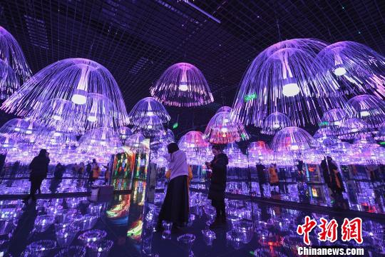 幻想的な光のアートを心ゆくまで楽しめる璀璨星空アート館オープン　長沙