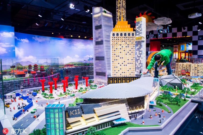 レゴブロック150萬個で瀋陽市の名所再現(xiàn)した「ミニ瀋陽」