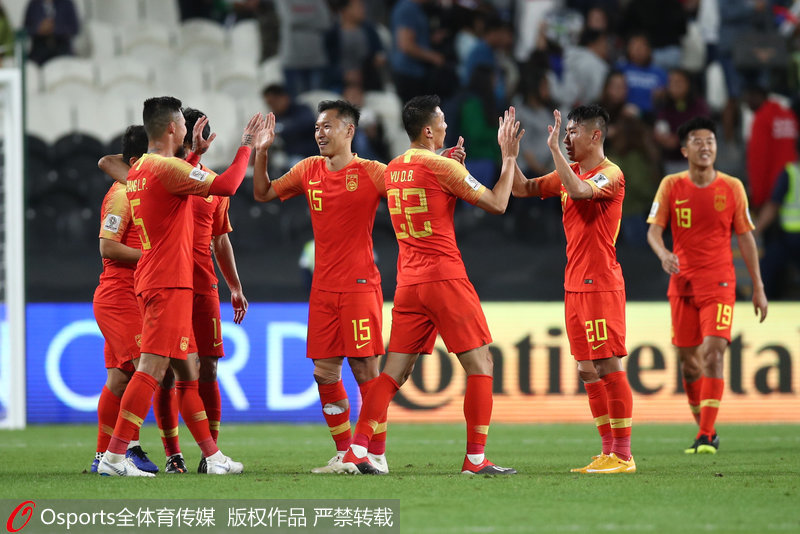 アジア杯　中國が3対0でフィリピンに勝利しGS突破