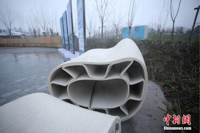 上海に中國初3Dプリンター1回成型の橋　壽命30年