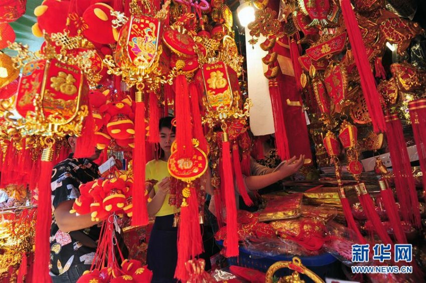 バンコクのチャイナタウンでますます高まる春節(jié)ムード