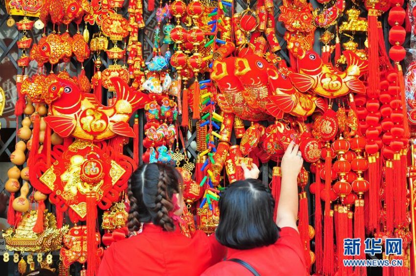 バンコクのチャイナタウンでますます高まる春節(jié)ムード