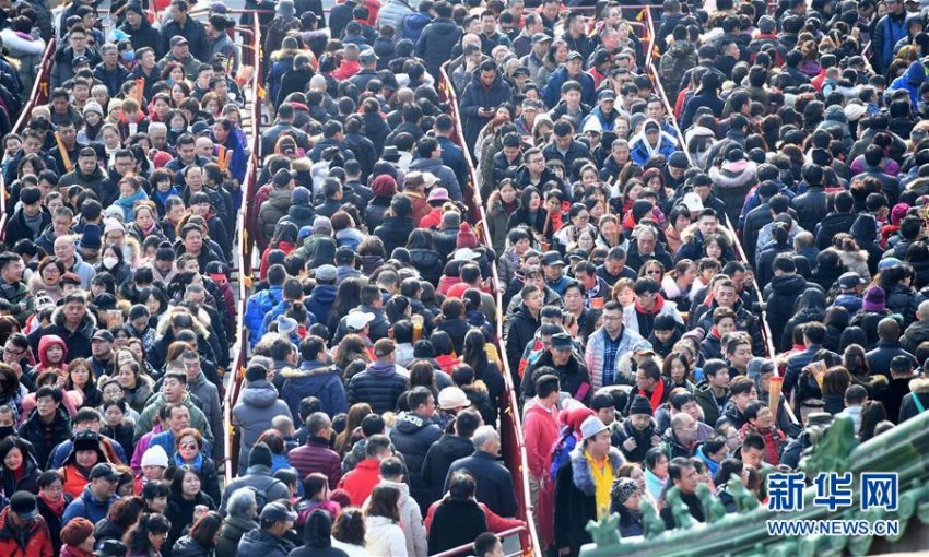 春節(jié)連休中、北京市が受け入れた観光客延べ811萬(wàn)7千人に