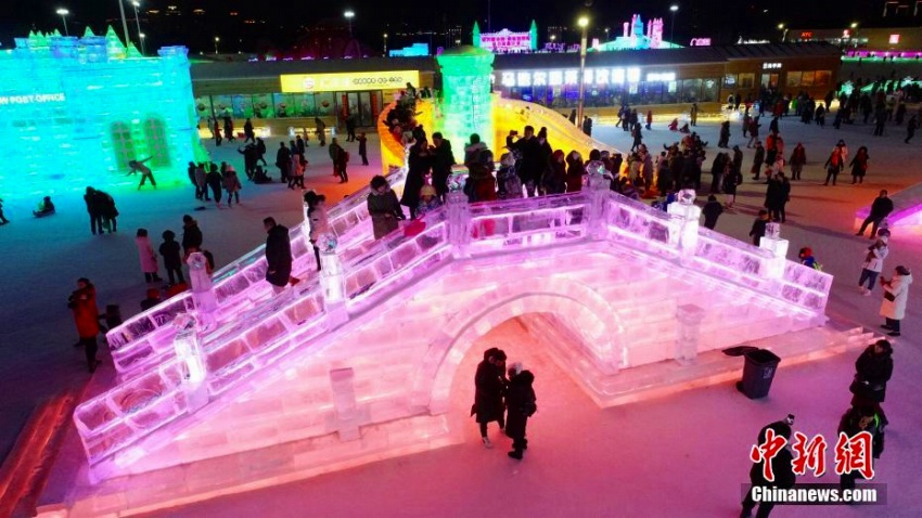 ハルビン氷雪大世界で「氷雪告白シーズン」イベント開催