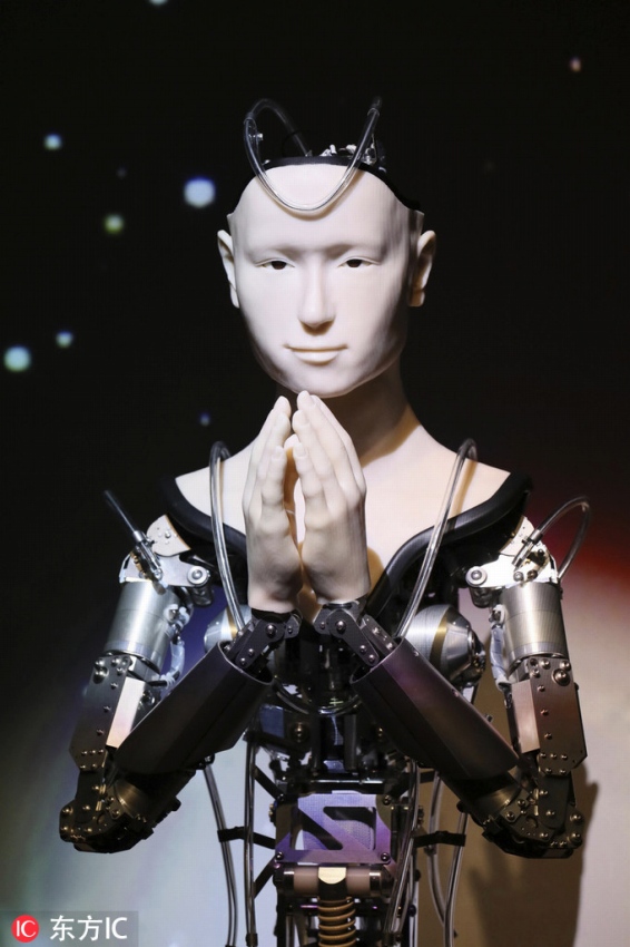 京都の高臺寺が法話行うアンドロイド観音を公開　日本