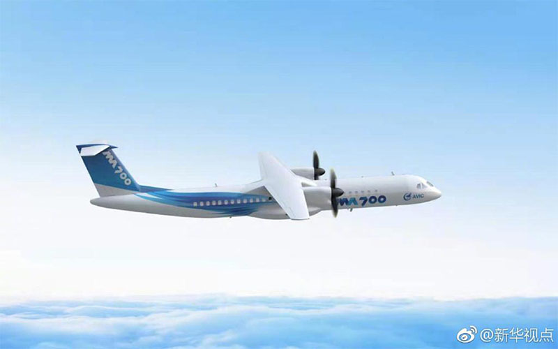 國(guó)産プロペラコミューター機(jī)「新舟700」年內(nèi)に初飛行