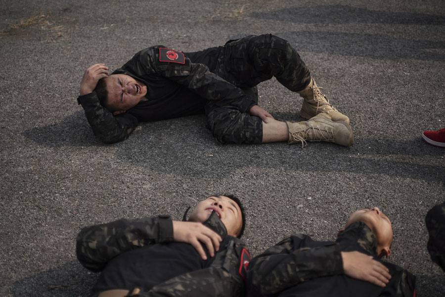 退役軍人が北京でボディーガード會社設(shè)立　約百人が海外護(hù)衛(wèi)訓(xùn)練に參加