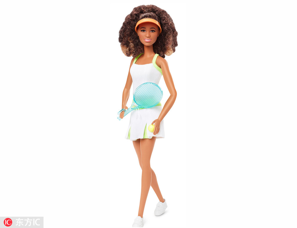 大坂なおみ選手をモデルとした記念バービー人形シリーズ「Shero」（東方IC が畫像の著作権所有。転載禁止）