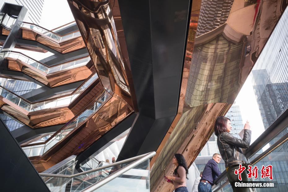 米ハドソン?ヤードが開業(yè)、迷宮のようなベッセルが新たなスポットに