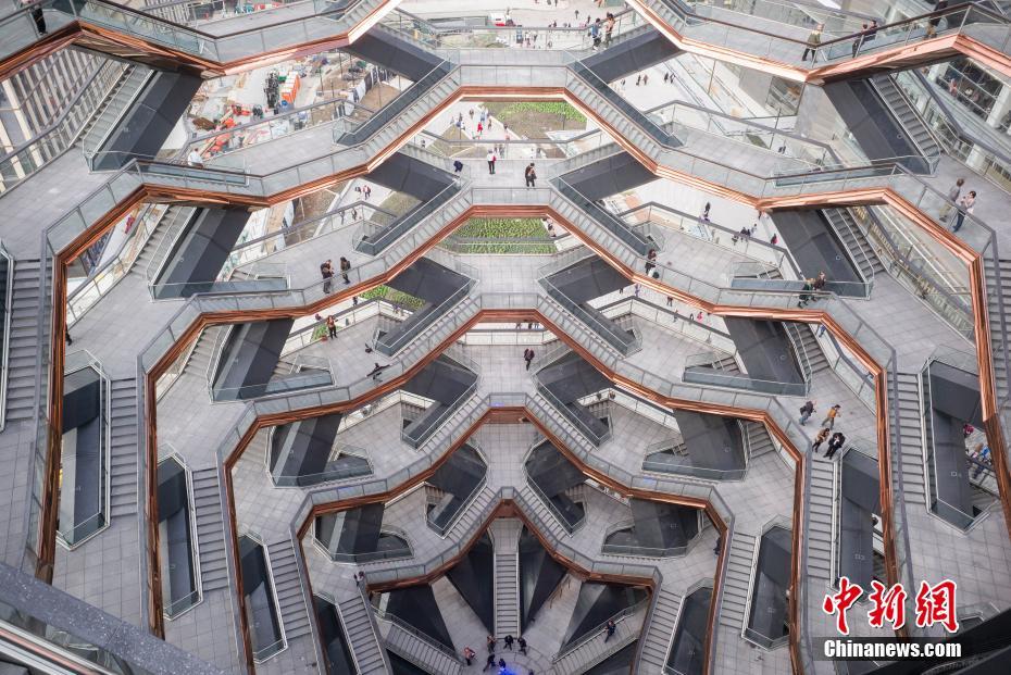 まるで迷宮のようなランドマーク「ベッセル」が米ニューヨークに誕生（撮影?廖攀）。