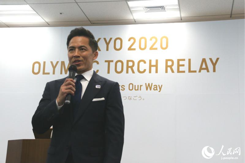 東京2020聖火リレー記者発表會開催　トーチとエンブレムを発表