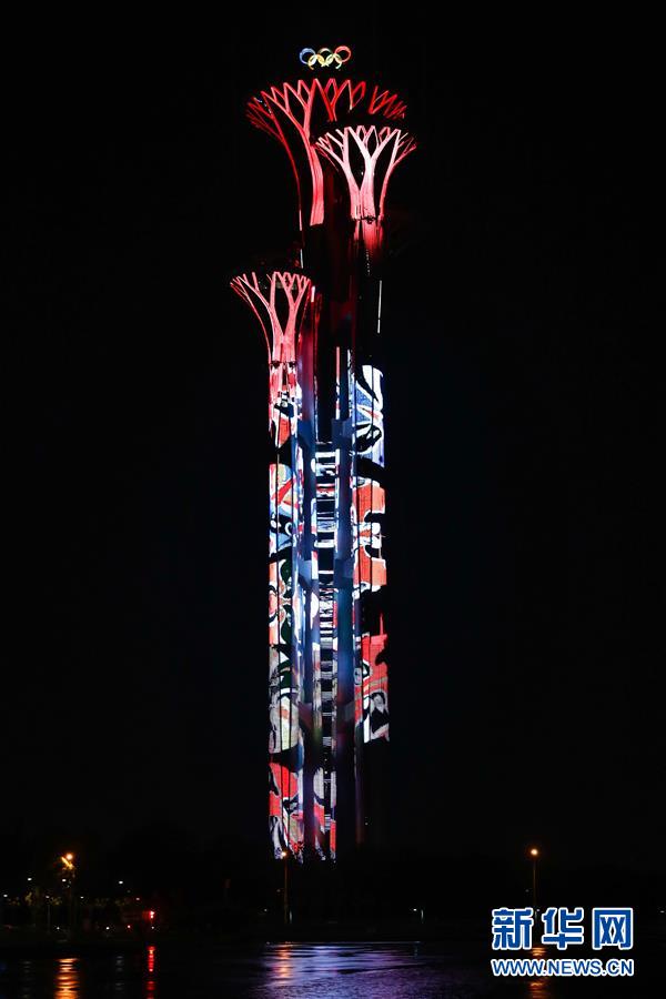 北京市の中軸線でライトアップ?イベント