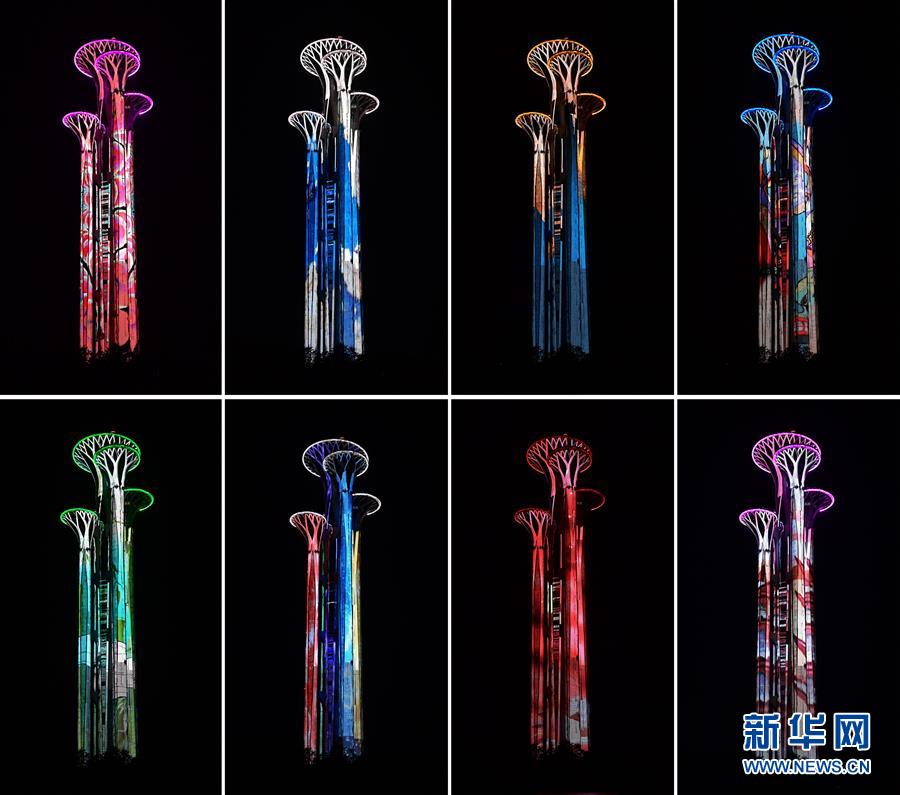 北京市の中軸線でライトアップ?イベント