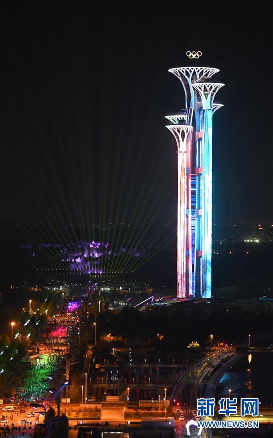 北京市の中軸線でライトアップ?イベント