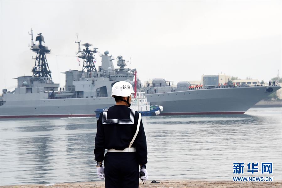 中露合同軍事演習(xí)「海上連合2019」が開始