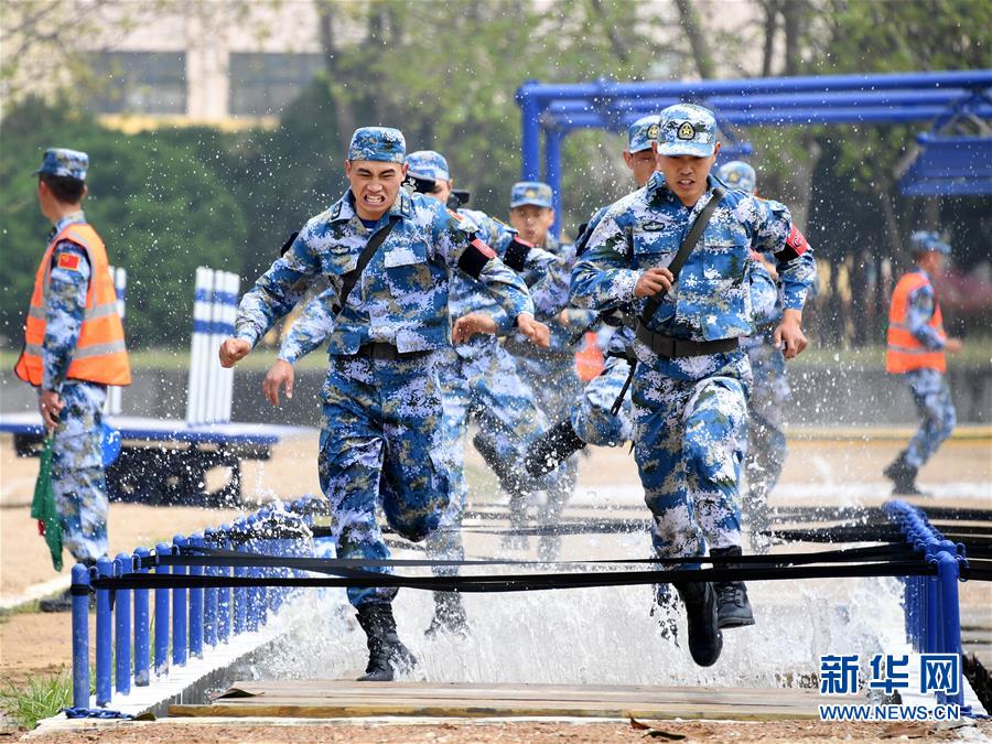 中國?ロシア海上合同演習　陸戦分隊軍事コンテスト開催