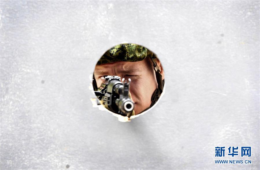 中國?ロシア海上合同演習(xí)　陸戦分隊軍事コンテスト開催